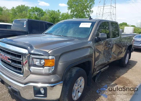 2015 GMC Sierra 1500 Sle из США, поврежденный, VIN 1GTV2UEH9FZ236611